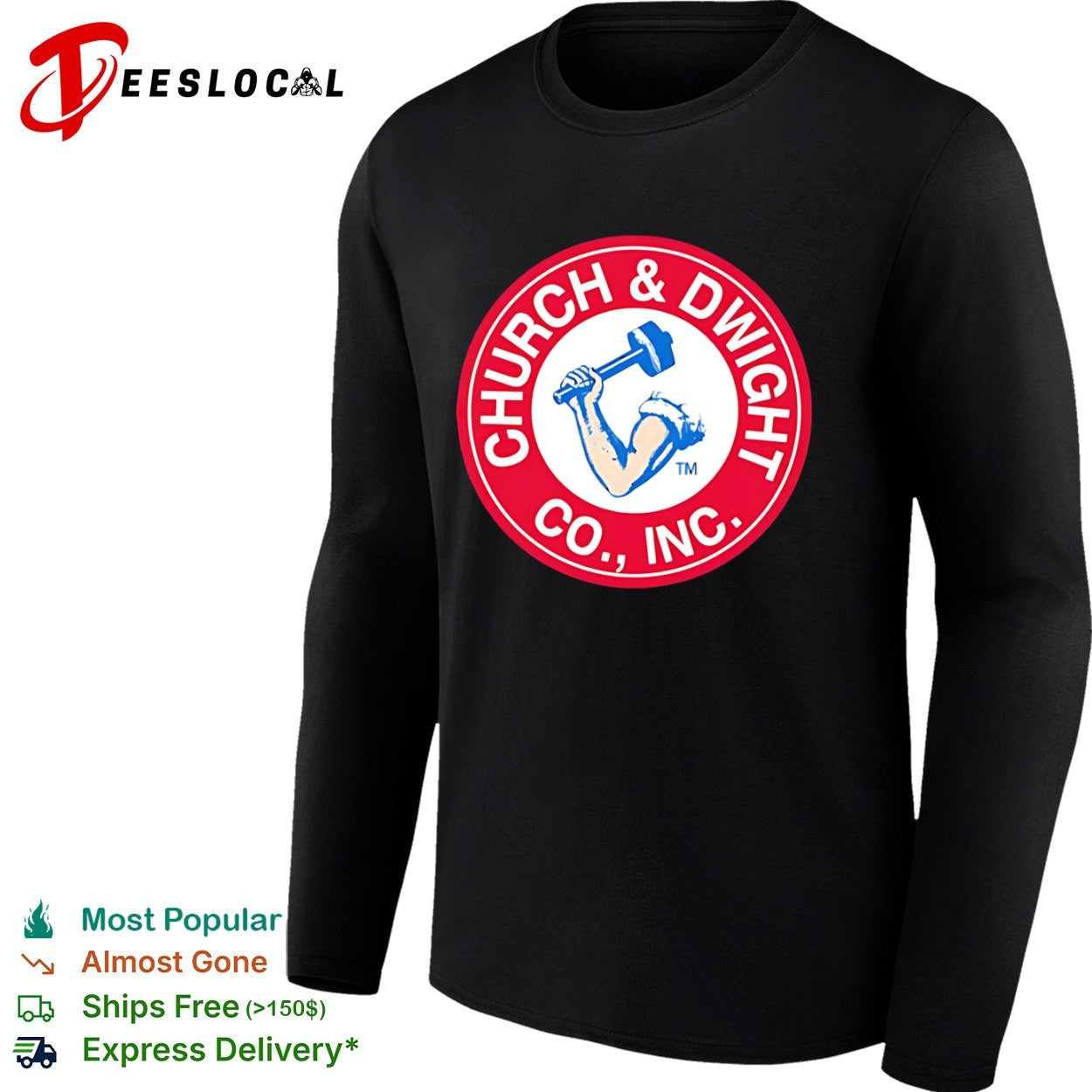 Church and Dwight Co Inc Arm and Hammer shirt