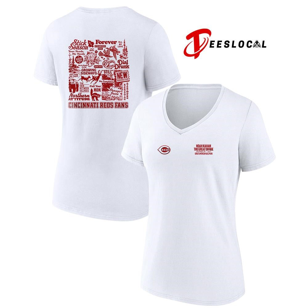 Cincinnati Reds x Noah Kahan Stick Season graphic shirt