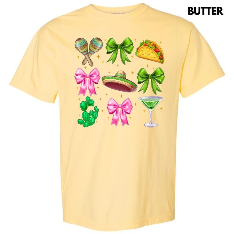 Cinco Coquette Collage Comfort Colors T-Shirt 'NLB' Hoodie, Sweatshirt | PodTeesHub.com