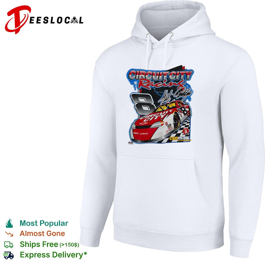 Circuit City Racing 8 Monte Carlo Chevrolet Carmax Kendall NASCAR racing shirt