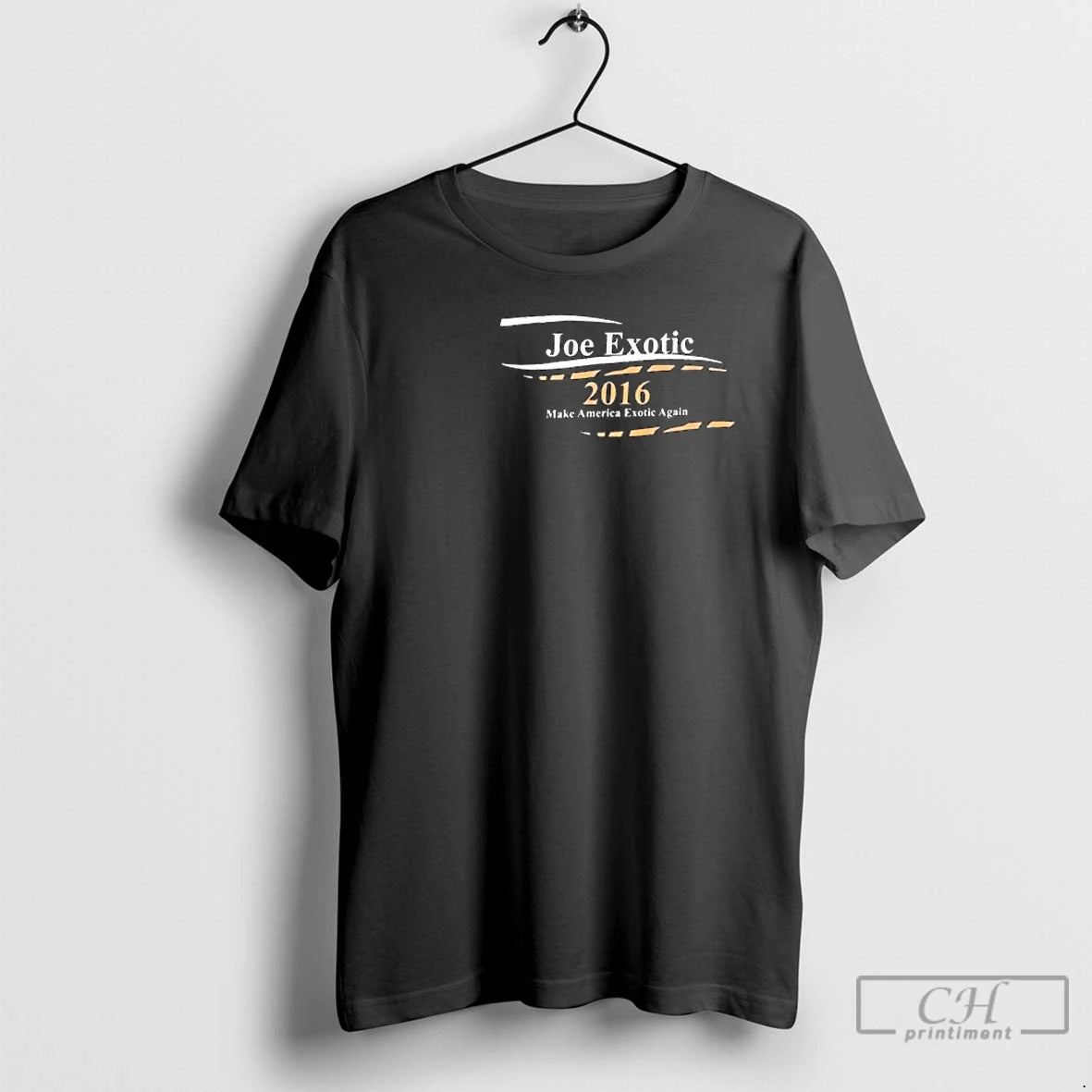 Classic 2016 Joe Exotic Make America Exotic Again Circle Black T-Shirts, Hoodie, Sweatshirt | PodTeesHub.com