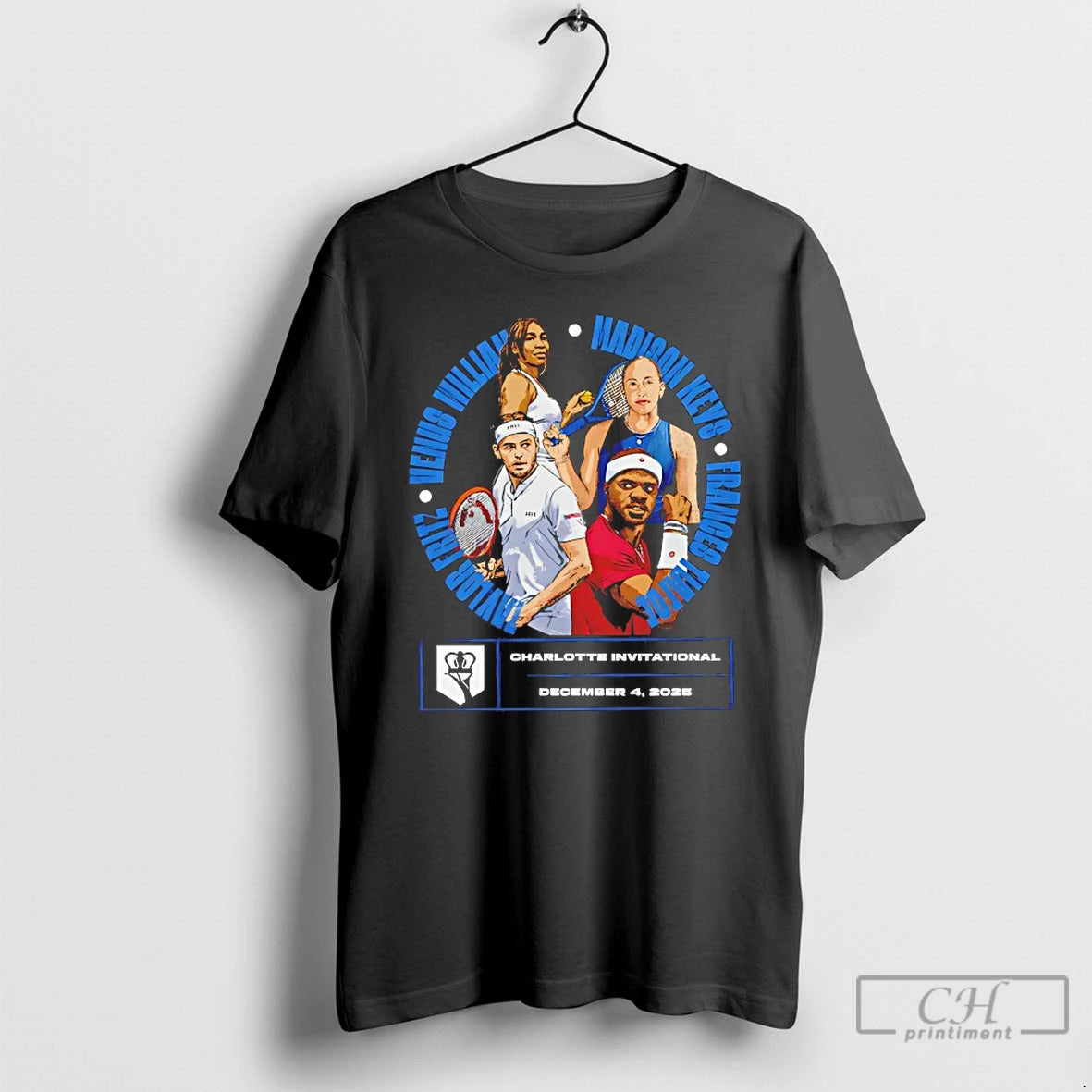 Classic 2025 Charlotte Invitational Madison Keys Frances Tiafoe Taylor Fritz Venus Williams T Shirts Sweater Hoodie,...