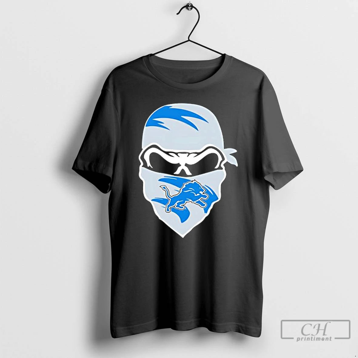 Classic Bandana Man Detroit Lions Stylish T-Shirts, Hoodie, Sweatshirt | PodTeesHub.com