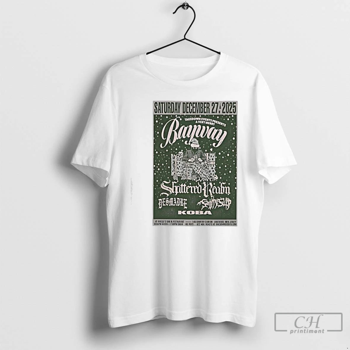 Classic Bayway Event Lakewood Nj On Dec 27 2025 T-Shirts, Hoodie, Sweatshirt | PodTeesHub.com