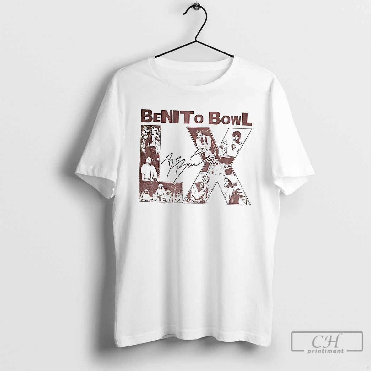 Classic Benito Bowl 2026 Football Lix Bad Bunny Signature T-Shirts, Hoodie, Sweatshirt | PodTeesHub.com