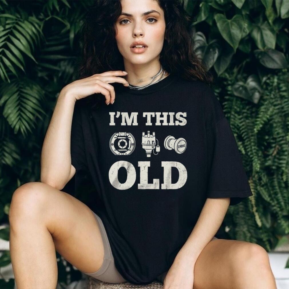 Classic Car Mechanic Vintage Auto Parts Funny Old Timer T Shirt