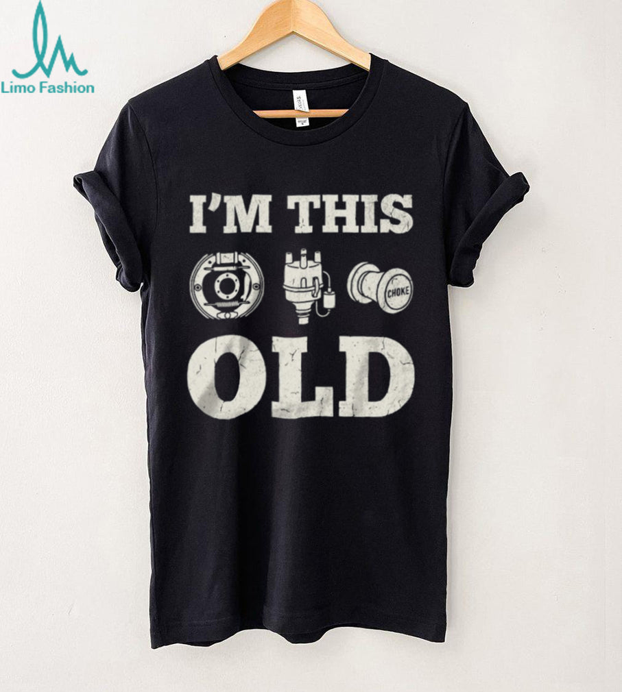 Classic Car Mechanic Vintage Auto Parts Funny Old Timer T Shirt