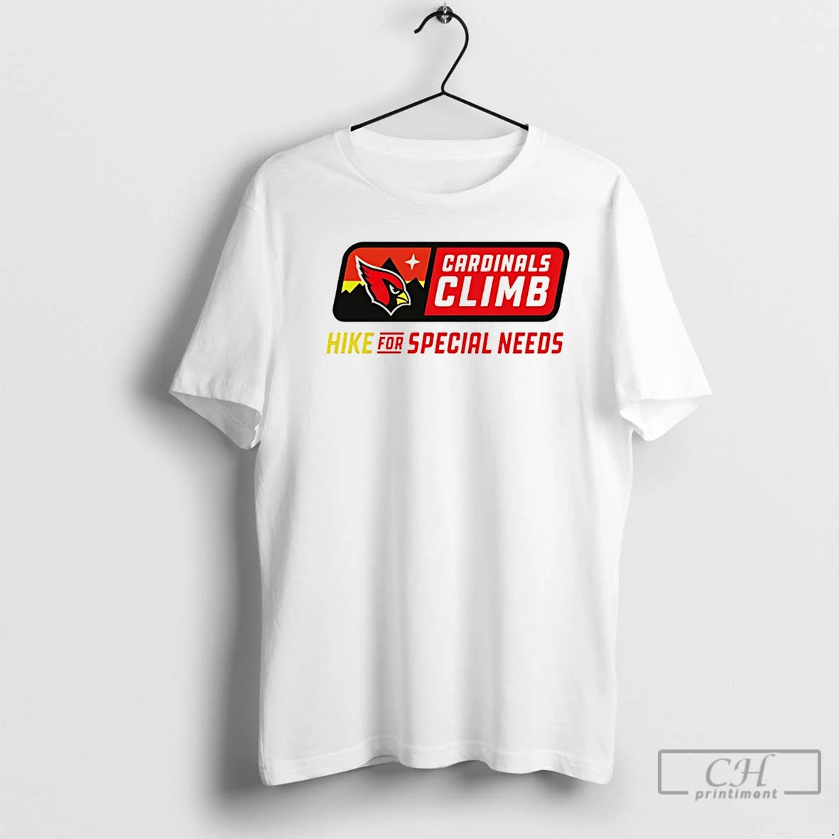 Classic Cardinals Climb Hike For Special Needs Christmas T-Shirts, Hoodie, Sweatshirt | PodTeesHub.com