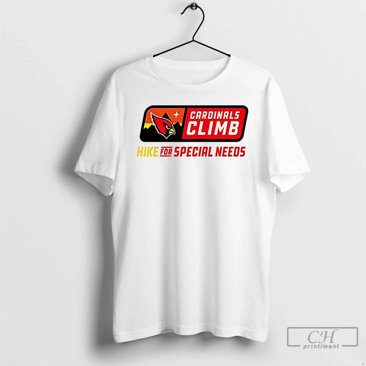 Classic Cardinals Climb Hike For Special Needs T-Shirts, Hoodie, Sweatshirt | PodTeesHub.com