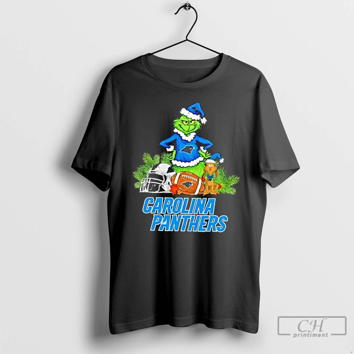 Classic Carolina Panthers Football X Grinch And Max Dog Merry Christmas T-Shirts, Hoodie, Sweatshirt | PodTeesHub.com