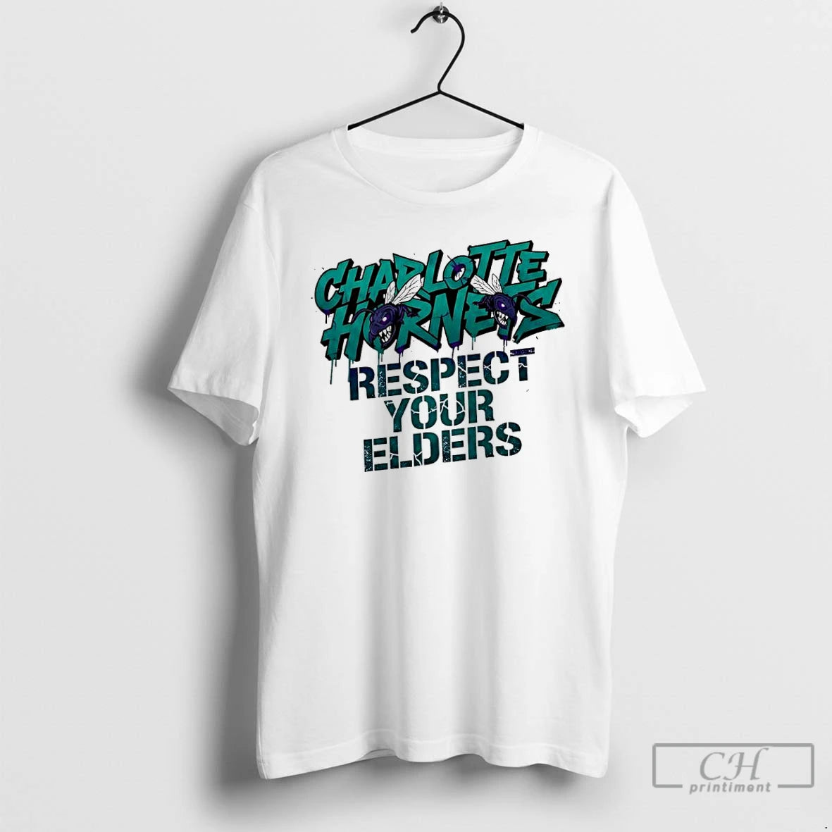 Classic Charlotte Hornets Respect Your Elders T-Shirts, Hoodie, Sweatshirt | PodTeesHub.com
