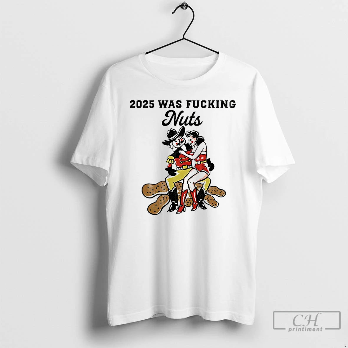 Classic Christmas 2025 Was Fucking Nuts Vintage T-Shirts, Hoodie, Sweatshirt | PodTeesHub.com