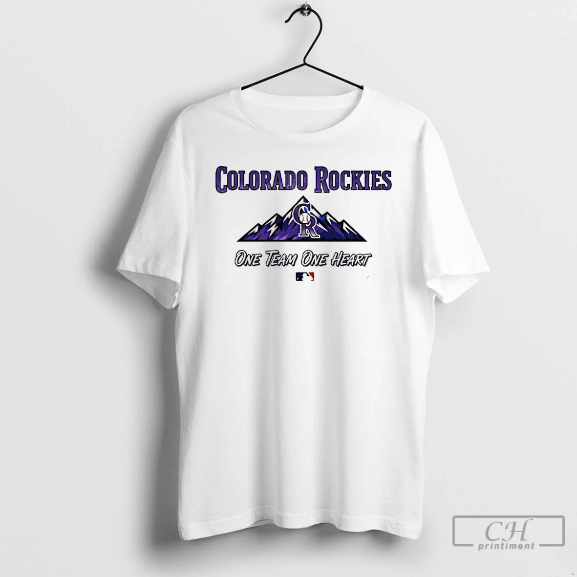 Classic Colorado Rockies One Team One Heart Mlb T-Shirts, Hoodie, Sweatshirt | PodTeesHub.com
