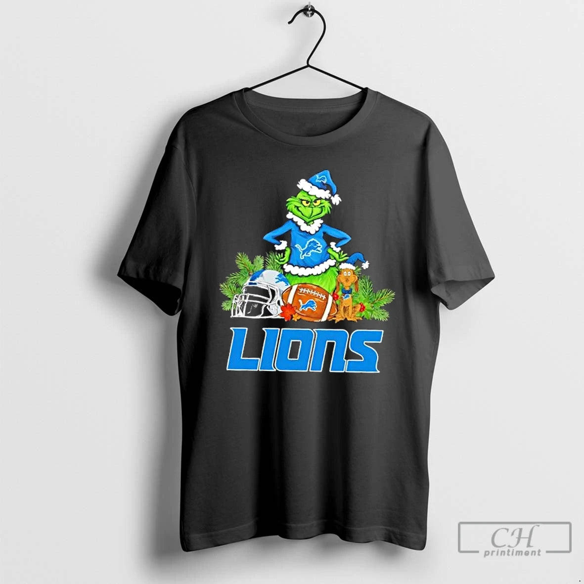 Classic Detroit Lions Football X Grinch And Max Dog Merry Christmas T-Shirts, Hoodie, Sweatshirt | PodTeesHub.com