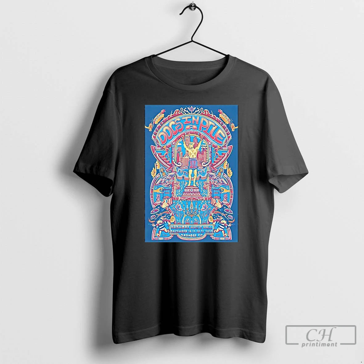 Classic Dogs In A Pile Dec 18 21 2025 The Ardmore Music Hall In Ardmore T-Shirts, Hoodie, Sweatshirt | PodTeesHub.com