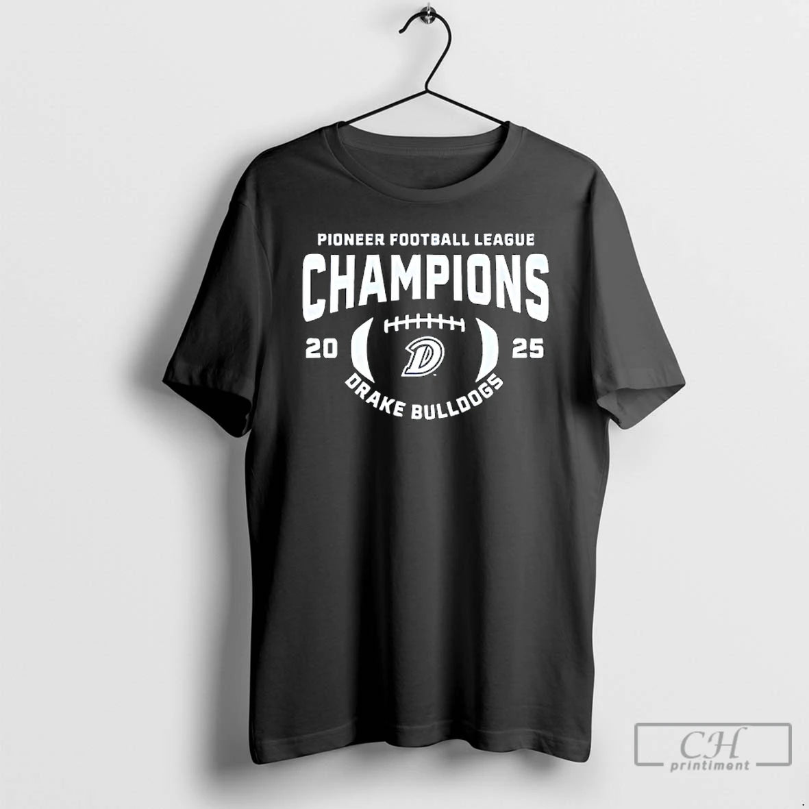 Classic Drake Bulldogs 2025 Pioneer Football League Champions T-Shirts, Hoodie, Sweatshirt | PodTeesHub.com