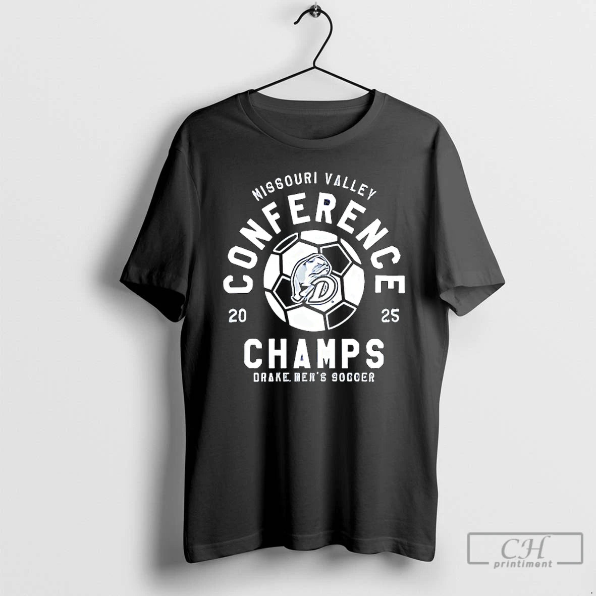 Classic Drake Soccer Mens Conference Champs T-Shirts, Hoodie, Sweatshirt | PodTeesHub.com