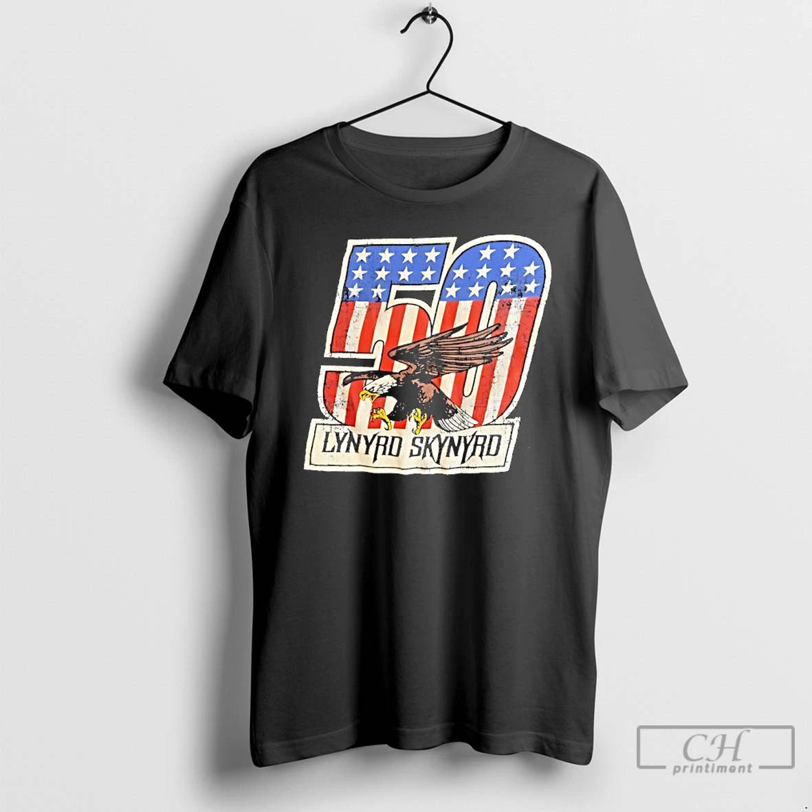 Classic Eagle Lynyrd Skynyrd Celebtating 50 Years Vintage T-Shirts, Hoodie, Sweatshirt | PodTeesHub.com
