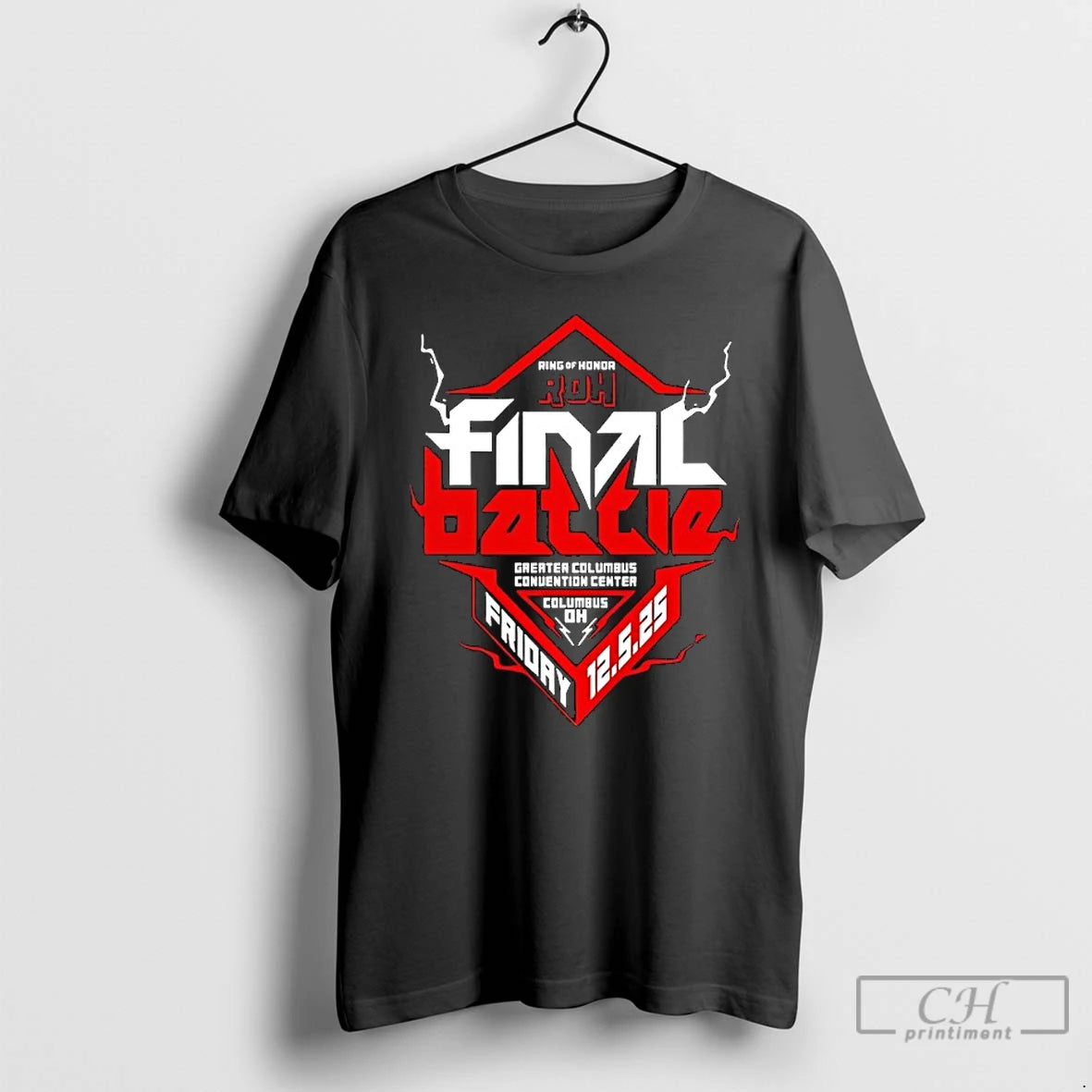 Classic Final Battle Ring Of Honor Greater Columbus Convention Center 2025 T-Shirts, Hoodie, Sweatshirt | PodTeesHub.com