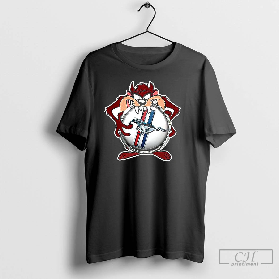 Classic Ford Mustang Taz Logo T-Shirts, Hoodie, Sweatshirt | PodTeesHub.com
