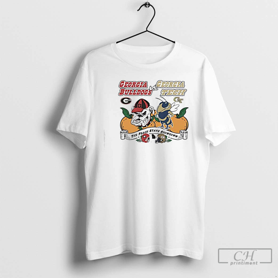 Classic Georgia Tech Yellow Jackets Showdown Versus Georgia Bulldogs Mascots T-Shirts, Hoodie, Sweatshirt | PodTeesHub.com