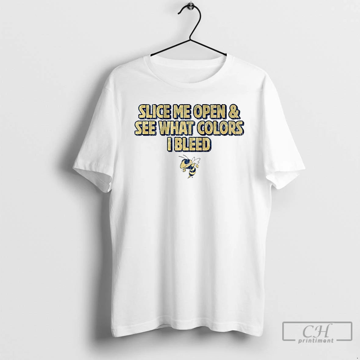 Classic Georgia Tech Yellow Jackets Slice Me Open And See What Colors I Bleed T-Shirts, Hoodie, Sweatshirt | PodTeesHub.com