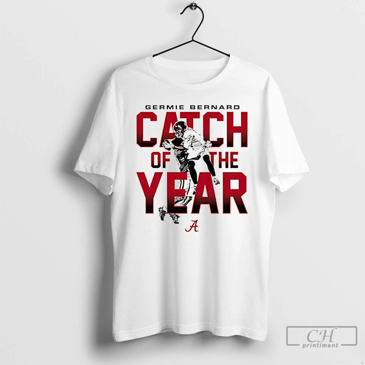 Classic Germie Bernard Alabama Football Ncaa Catch Of The Year T-Shirts, Hoodie, Sweatshirt | PodTeesHub.com