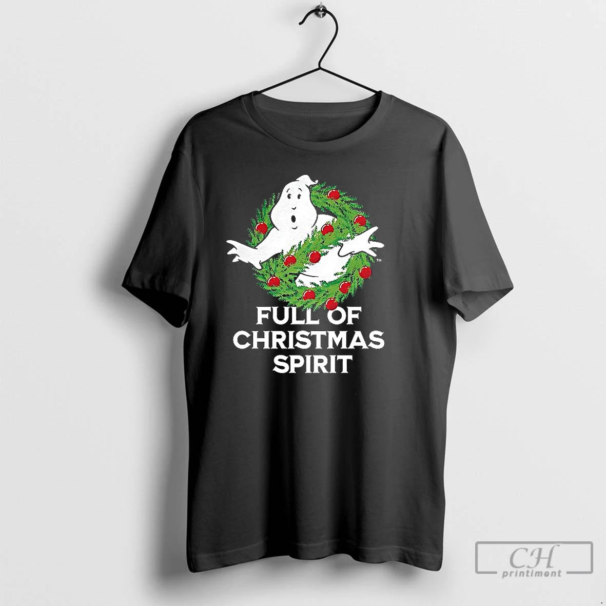 Classic Ghostbusters Full Of Christmas Spirit T-Shirts, Hoodie, Sweatshirt | PodTeesHub.com