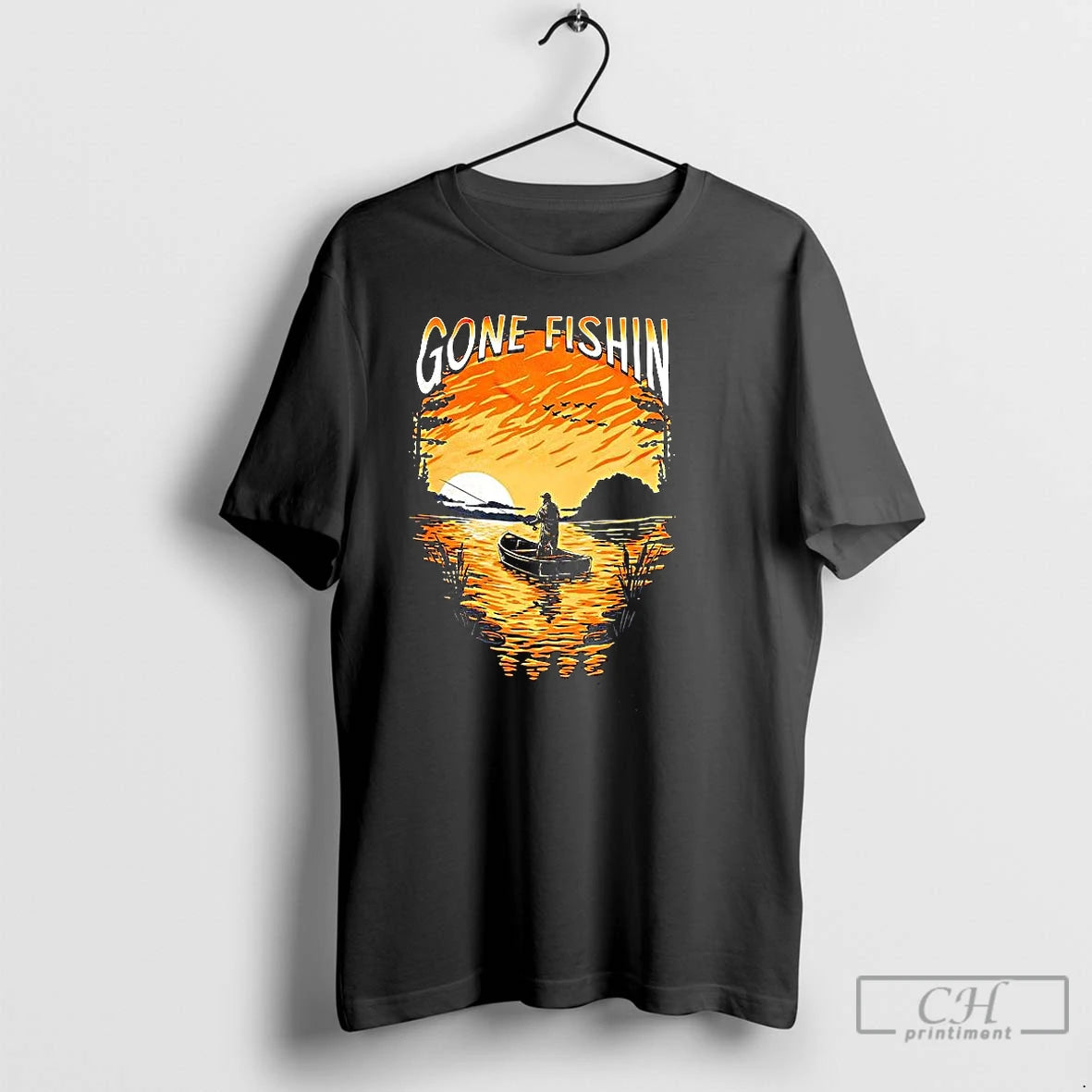 Classic Gone Fishin T-Shirts, Hoodie, Sweatshirt | PodTeesHub.com