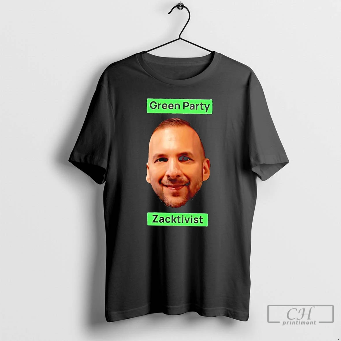 Classic Green Party Activist Big Head T-Shirts, Hoodie, Sweatshirt | PodTeesHub.com