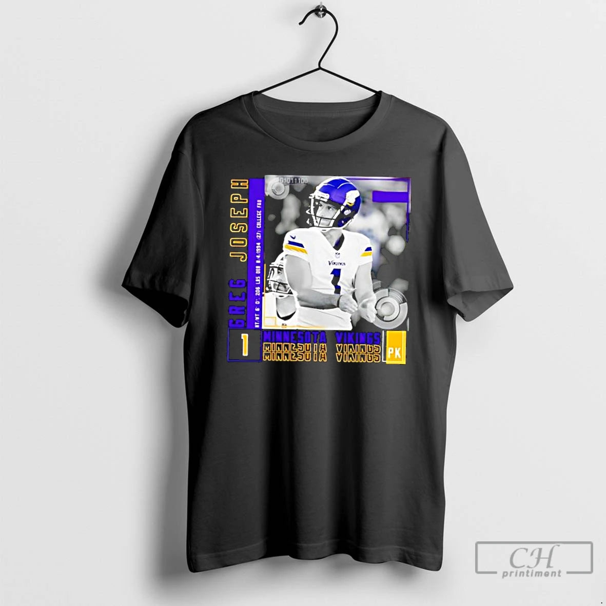 Classic Greg Joseph Football Minnesota Vkings T-Shirts, Hoodie, Sweatshirt | PodTeesHub.com