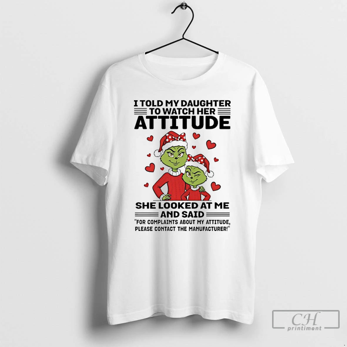 Classic Grinch For Complaihts About My Attitude Please Contact The Manufacturer Christmas 2025 T Shirts Hoodie, Sweatshirt