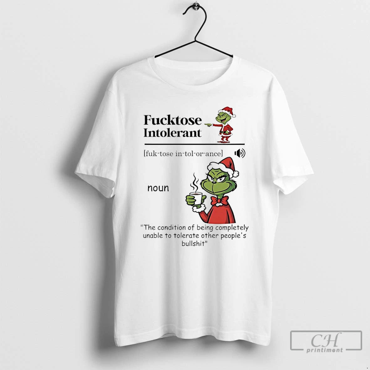Classic Grinch Fucktose Intolerant Christmas 2025 T-Shirts, Hoodie, Sweatshirt | PodTeesHub.com