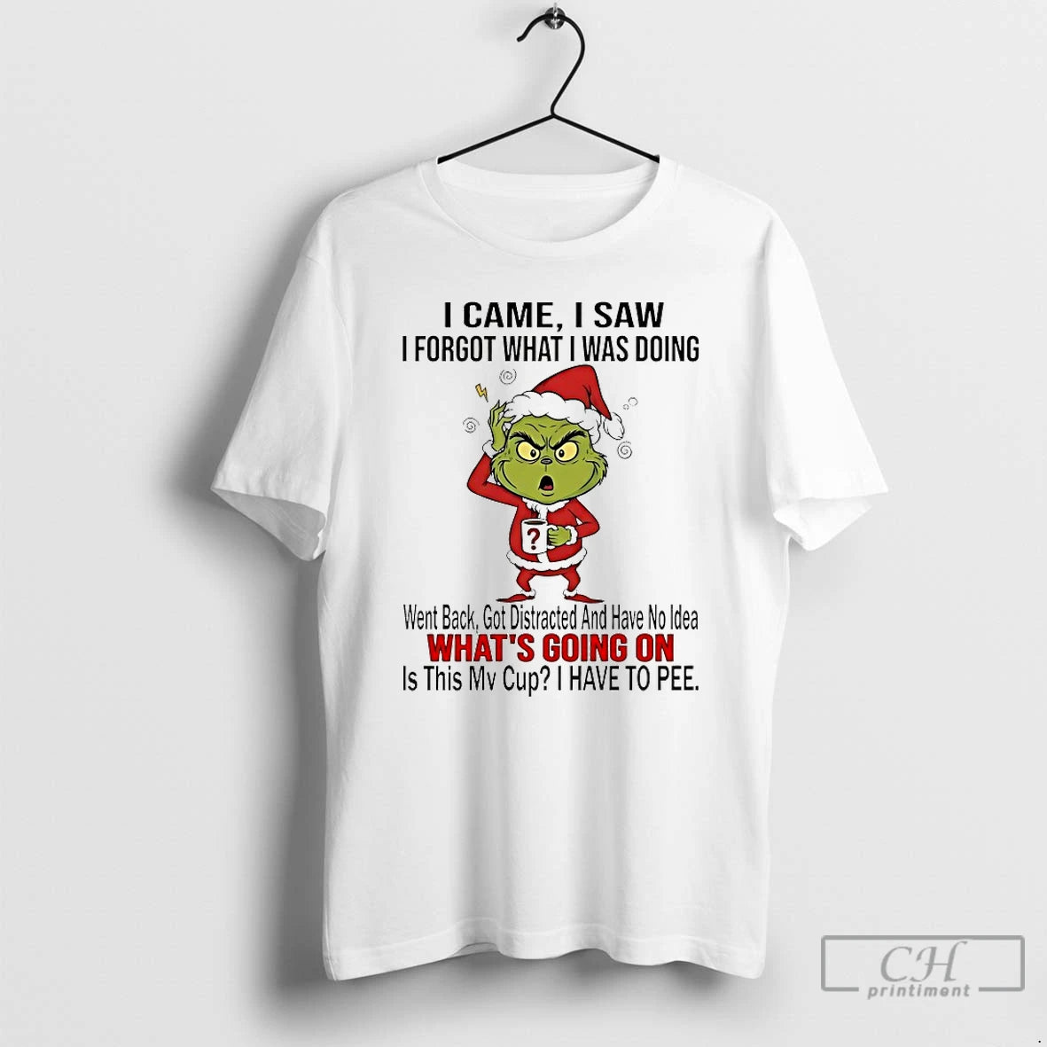 Classic Grinch I Came I Saw I Forgot What I Was Doing Christmas 2025 T-Shirts, Hoodie, Sweatshirt | PodTeesHub.com