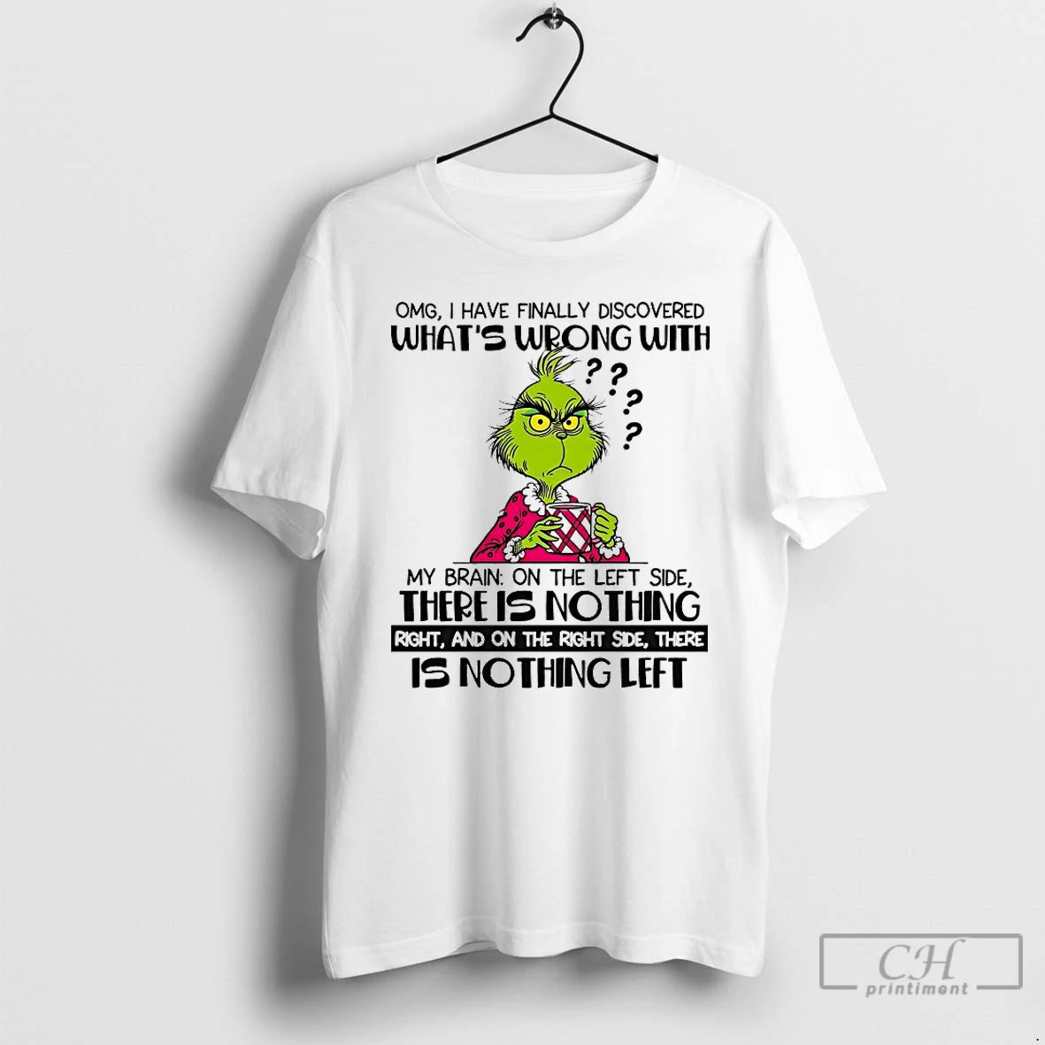 Classic Grinch Omg I Have Finally Discovered Whats Wrong With T-Shirts, Hoodie, Sweatshirt | PodTeesHub.com