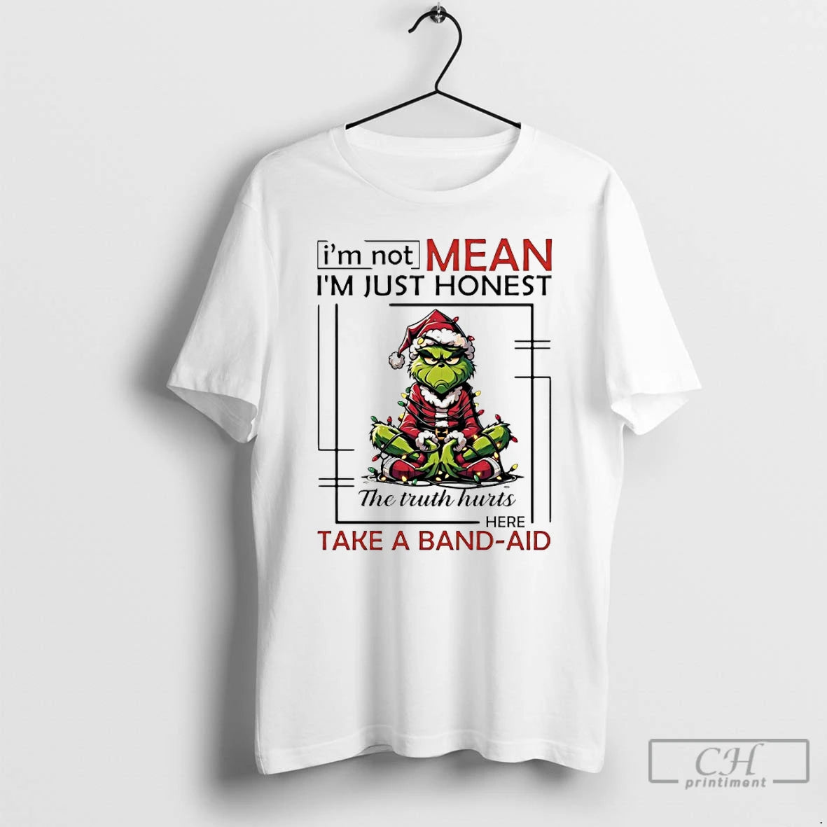 Classic Grinch Santa Im Not Mean Im Just Honest The Truth Hurts Here Take T-Shirts, Hoodie, Sweatshirt | PodTeesHub.com