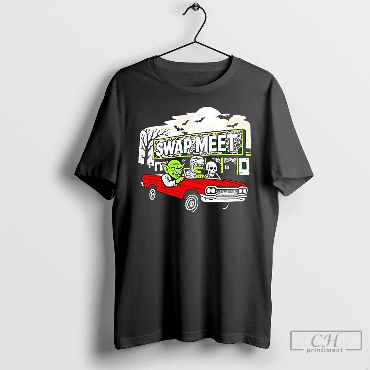 Classic Haunted Swap Meet Monsters Graphic T-Shirts, Hoodie, Sweatshirt | PodTeesHub.com