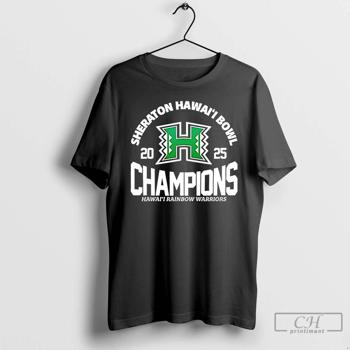 Classic Hawaii Rainbow Warriors 2025 Hawai Bowl Champions T-Shirts, Hoodie, Sweatshirt | PodTeesHub.com