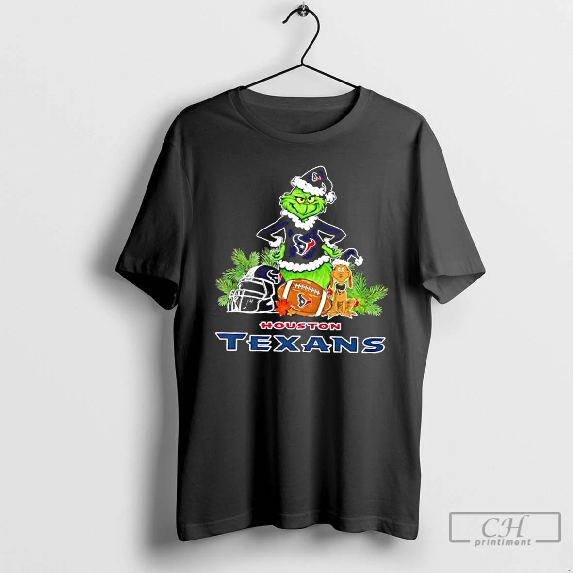 Classic Houston Texans Football X Grinch And Max Dog Merry Christmas T-Shirts, Hoodie, Sweatshirt | PodTeesHub.com