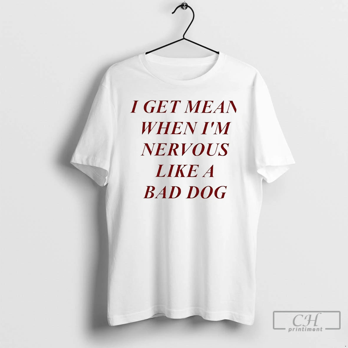 Classic I Get Mean When Im Nervous Like A Bad Dog Christmas T Shirts Sweater Hoodie, Sweatshirt | PodTeesHub.com