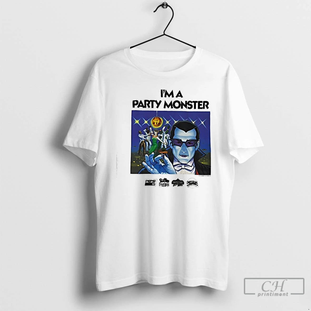 Classic Im A Party Monster Dracula Universal Studios 1992 T-Shirts, Hoodie, Sweatshirt | PodTeesHub.com