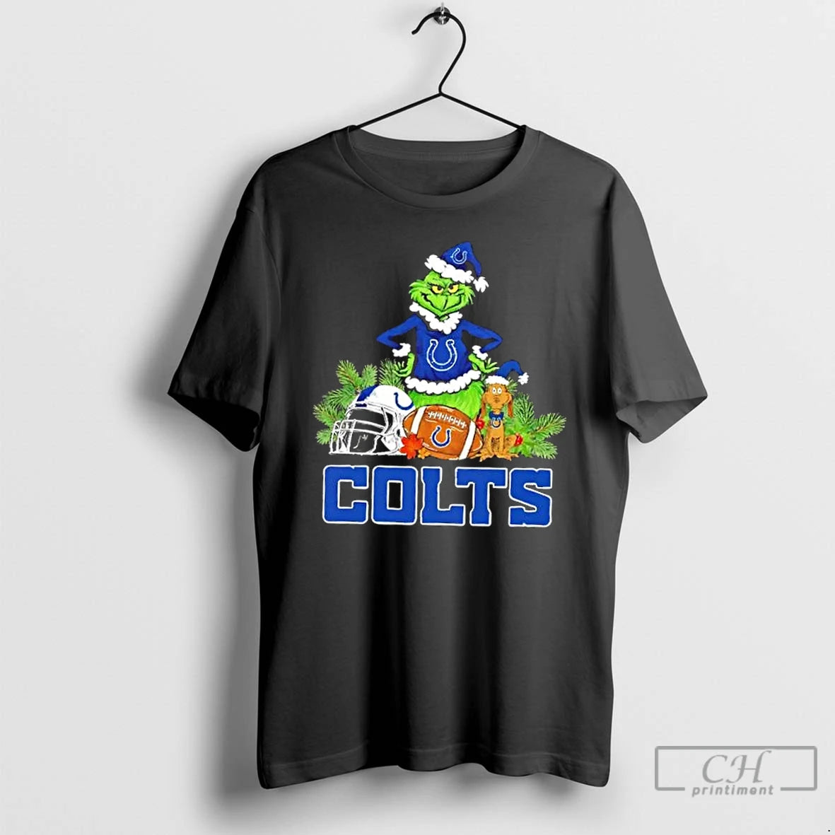 Classic Indianapolis Colts Football X Grinch Merry Christmas Graphic T-Shirts, Hoodie, Sweatshirt | PodTeesHub.com