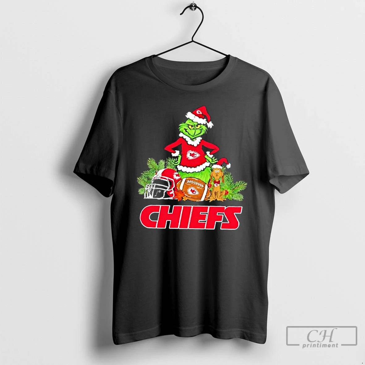 Classic Kansas City Chiefs Football X Grinch Merry Christmas Graphic T-Shirts, Hoodie, Sweatshirt | PodTeesHub.com