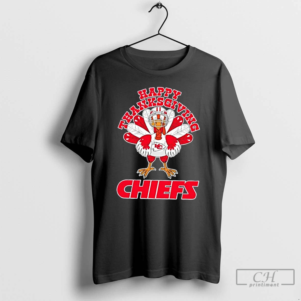 Classic Kansas City Chiefs X Turkey Happy Thanksgiving Graphic T-Shirts, Hoodie, Sweatshirt | PodTeesHub.com