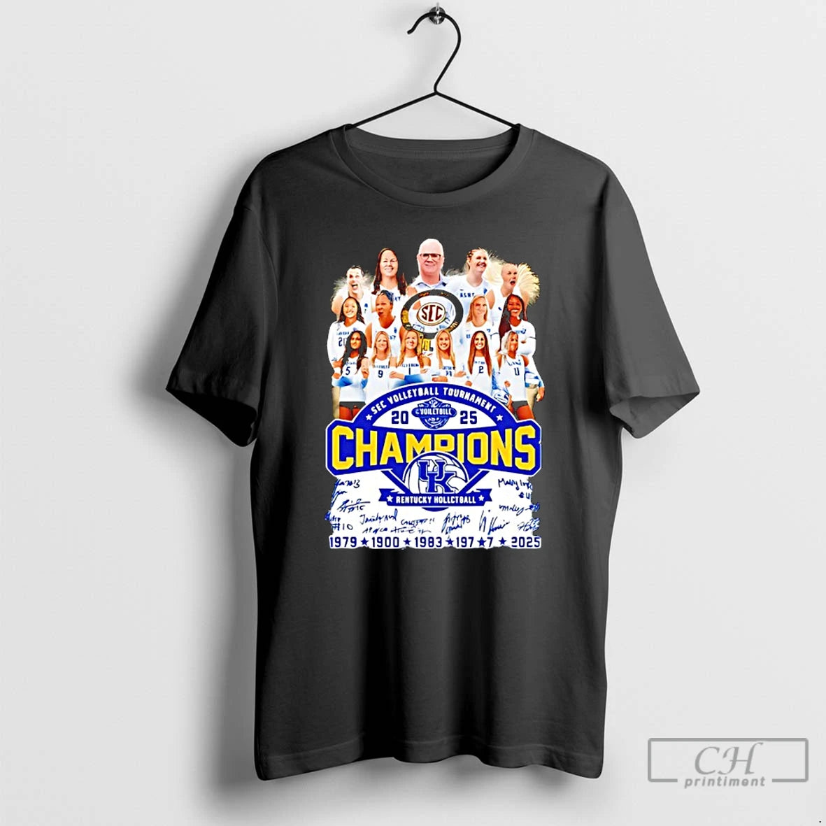Classic Kentucky Sec Volleyball Tournament 2025 Champions T-Shirts, Hoodie, Sweatshirt | PodTeesHub.com
