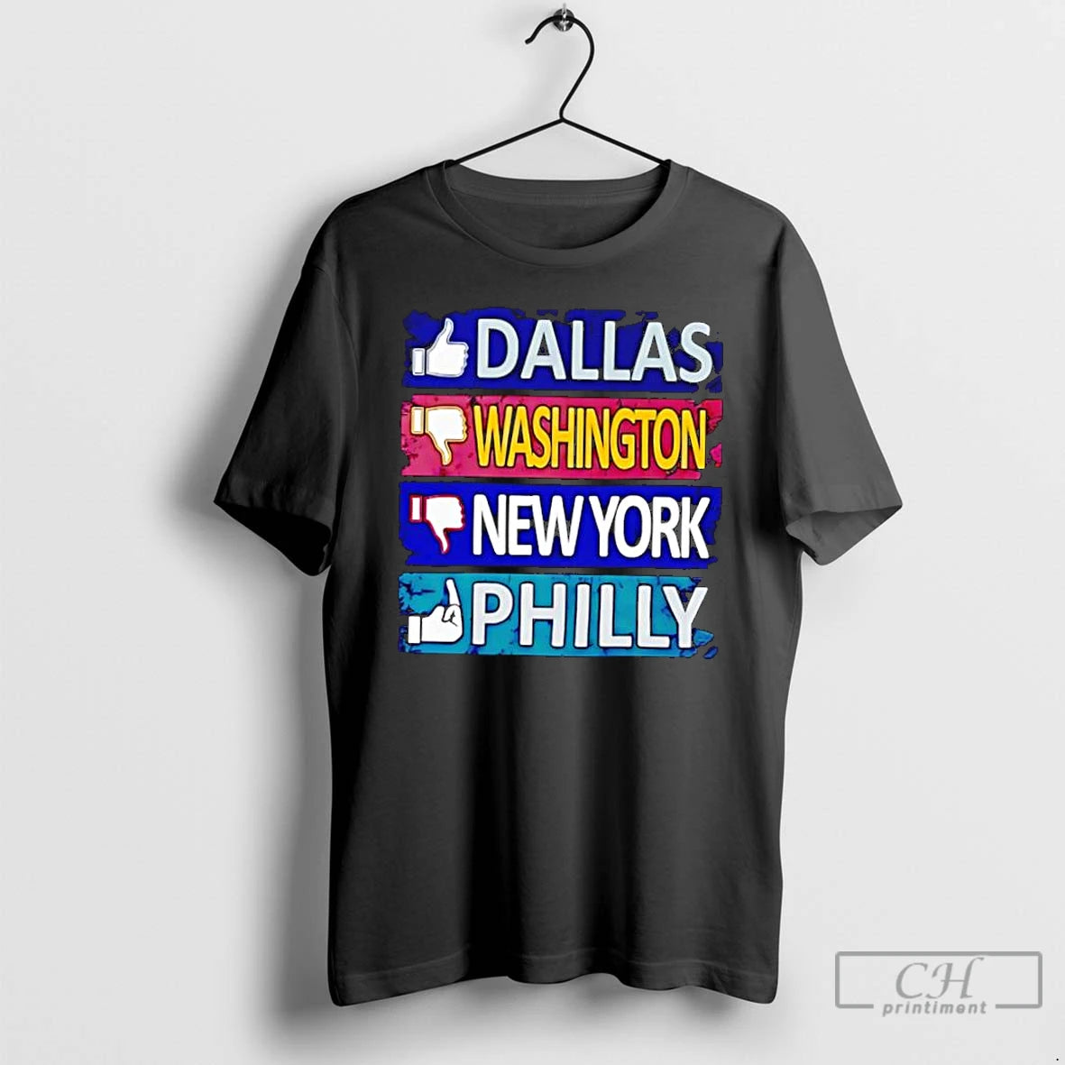 Classic Like Dallas Not Like Washington New York Fuck Philly T-Shirts, Hoodie, Sweatshirt | PodTeesHub.com