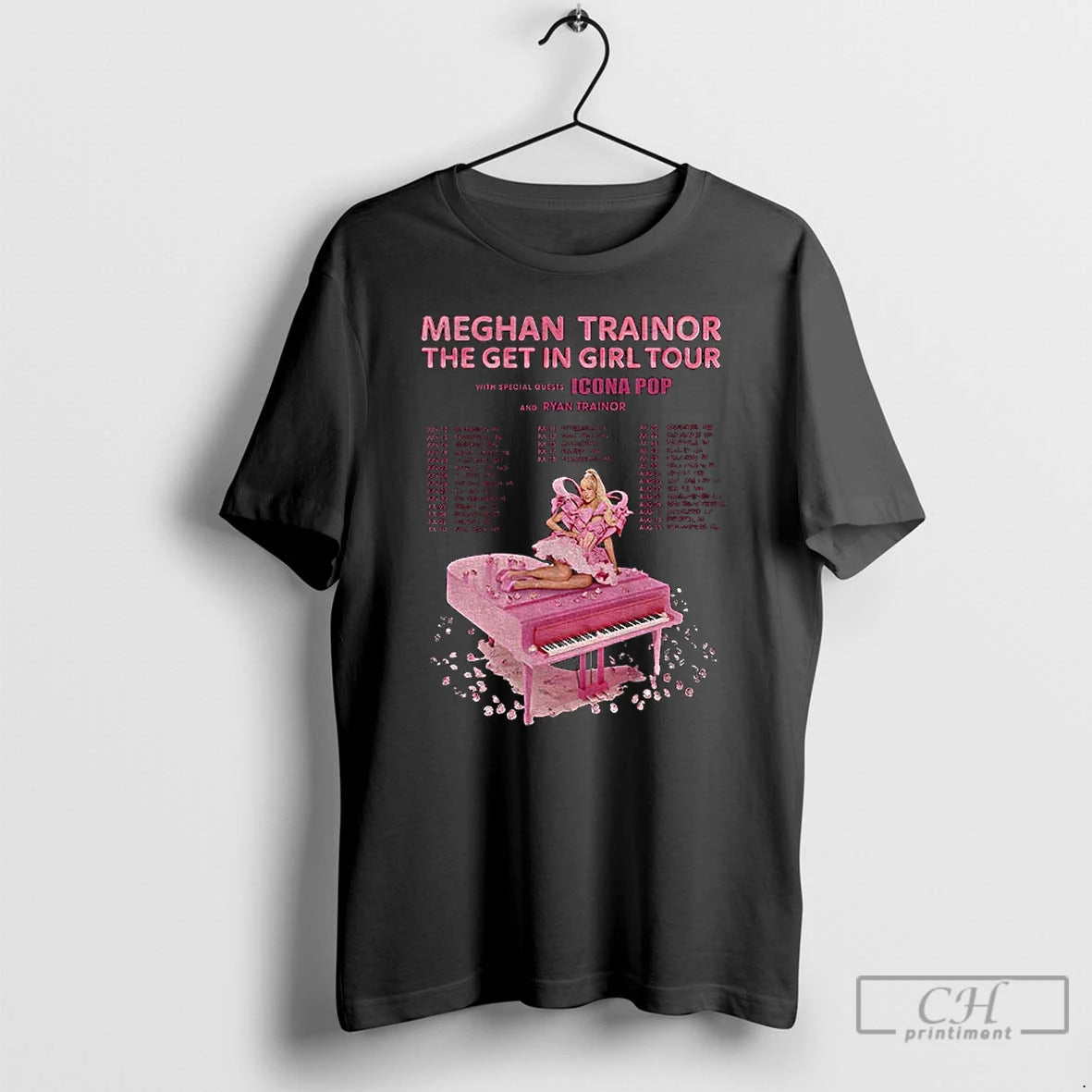 Classic Meghan Trainor The Get In Girl Tour 2026 Schedule T-Shirts, Hoodie, Sweatshirt | PodTeesHub.com