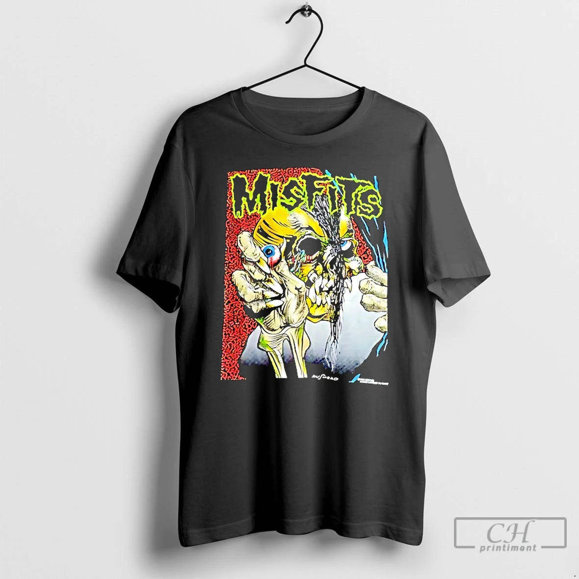 Classic Misfits Pushead Schroeder Skull Eyeball Graphic T-Shirts, Hoodie, Sweatshirt | PodTeesHub.com