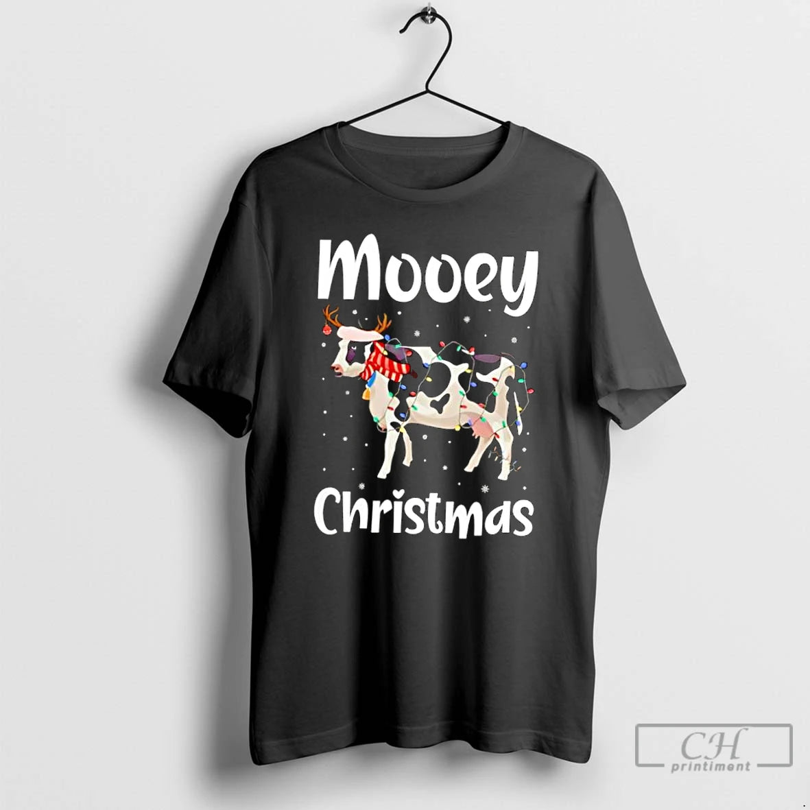 Classic Mooey Christmas Cow T-Shirts, Hoodie, Sweatshirt | PodTeesHub.com