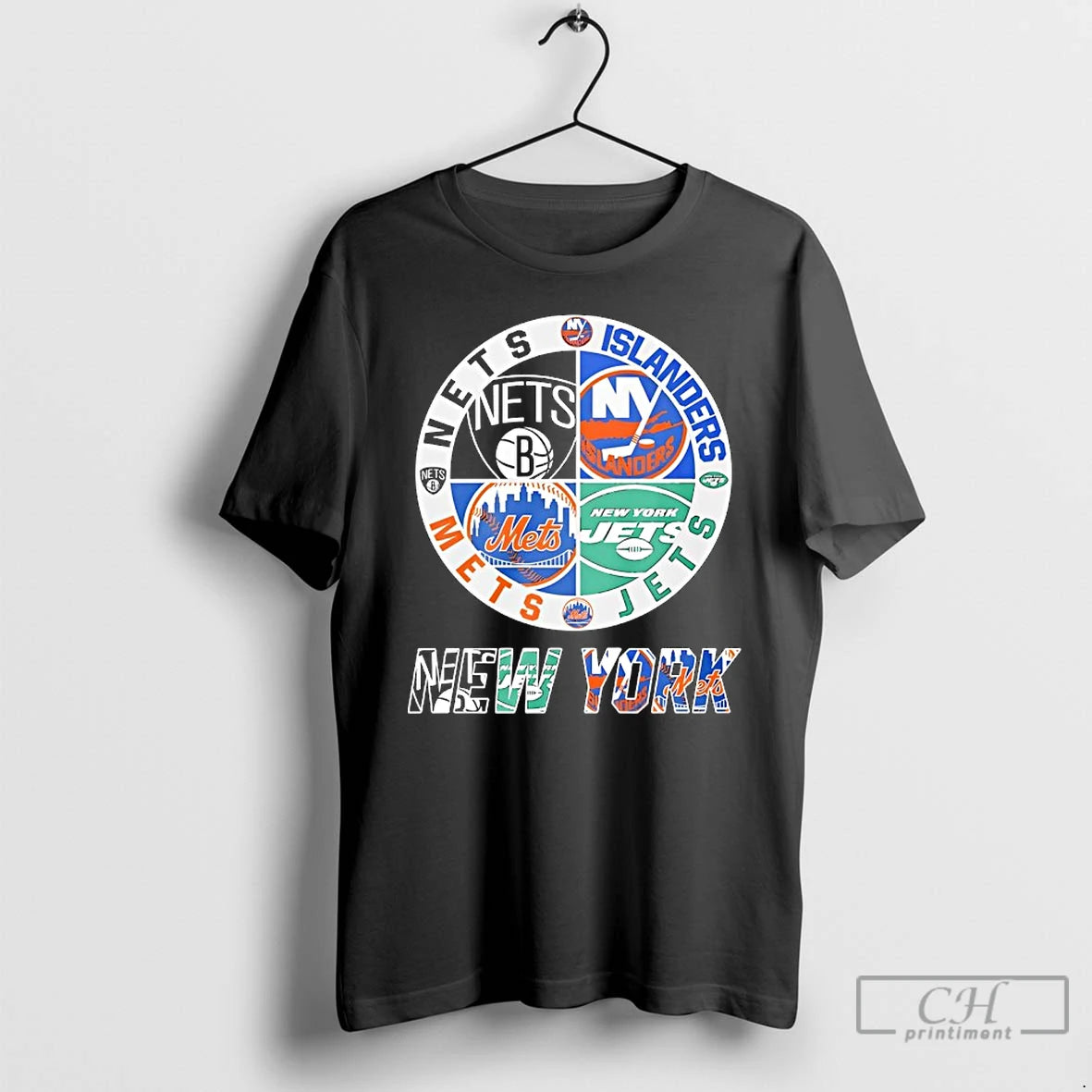Classic New York Nets New York Islanders New York Mets New York Jets Mashup Logo T-Shirts, Hoodie, Sweatshirt